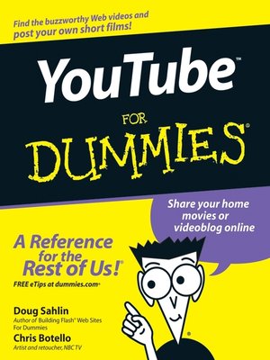 cover image of YouTube For Dummies